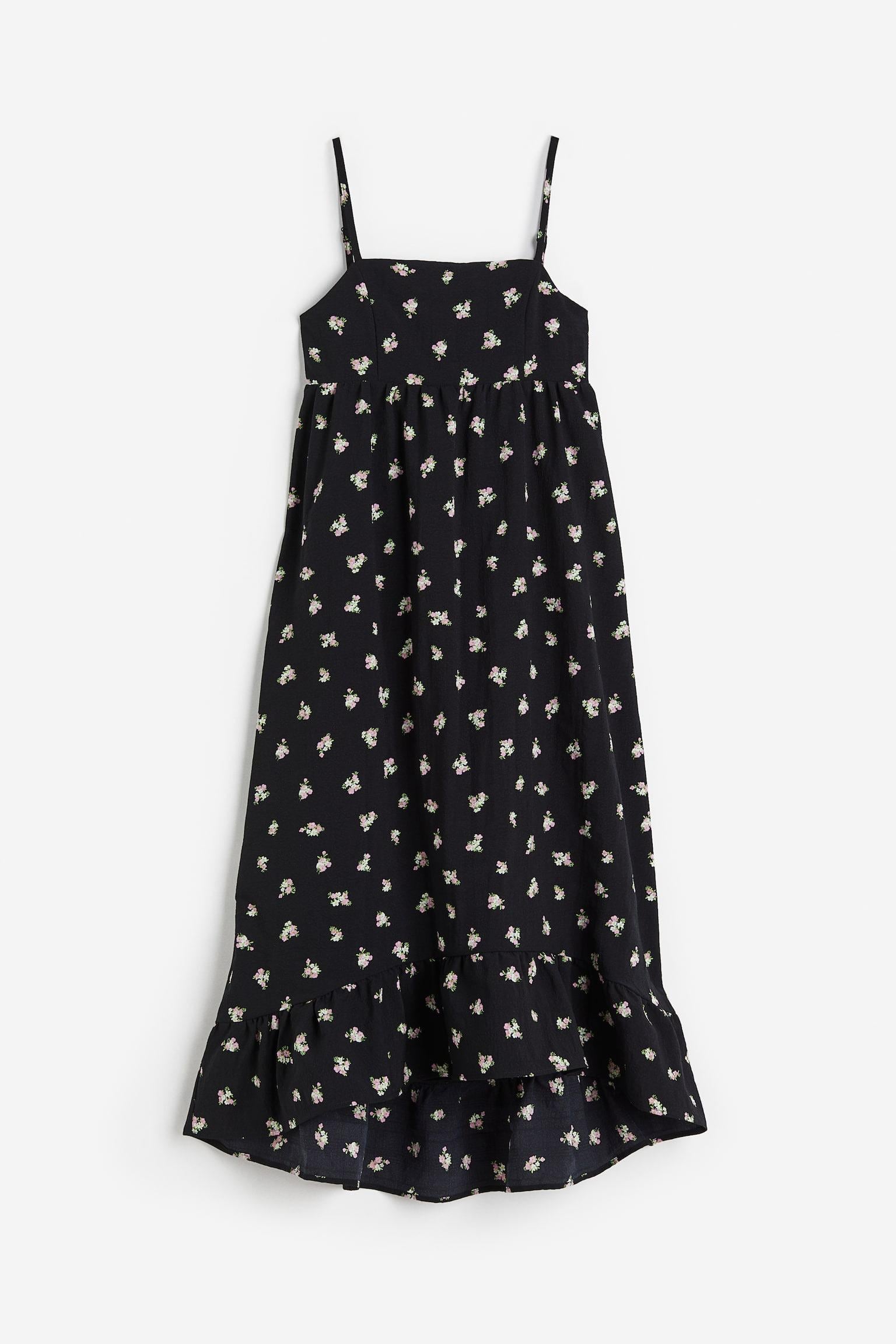 Сукня H&M Квіти S Чорний (E8071149923)