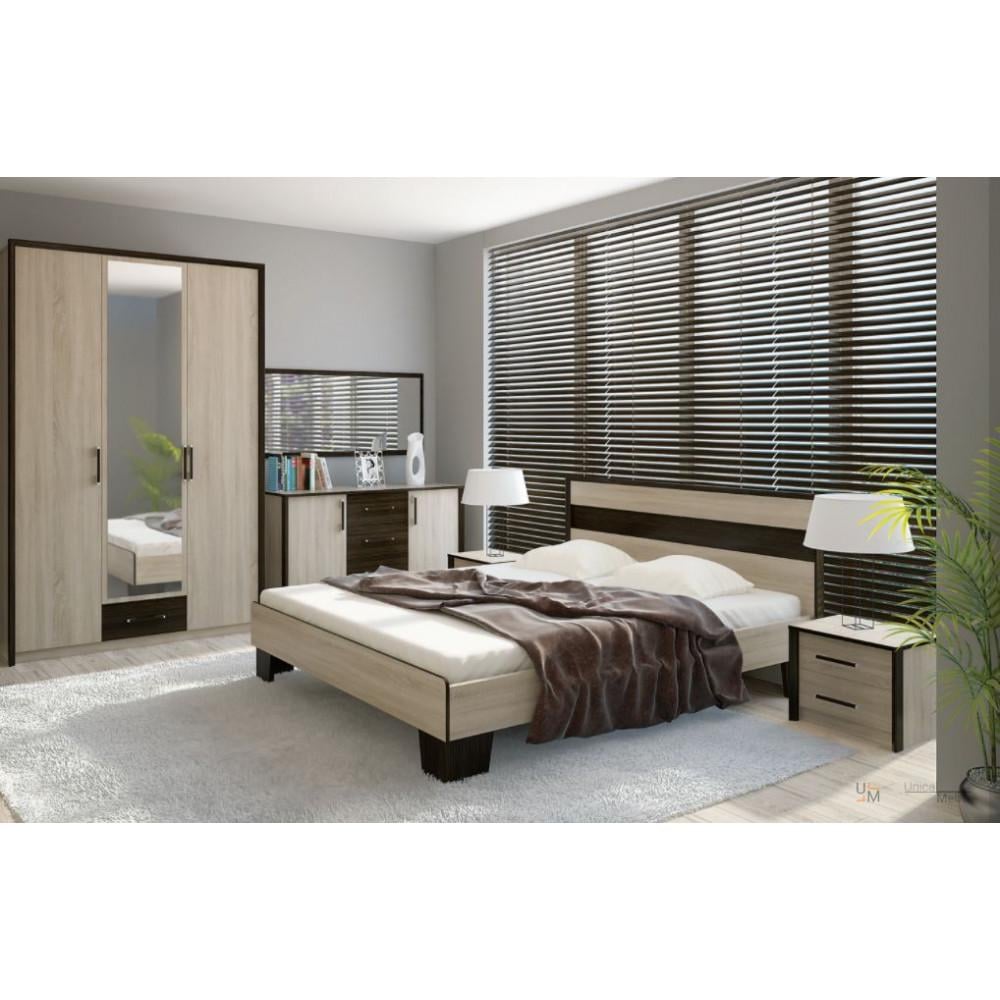 Шафа для передпокою Сокме Скарлет 136х58х212 см Дуб Сонома/Венге Магия (23979610) - фото 3 Шафа для передпокою Сокме Скарлет 136х58х212 см Дуб Сонома/Венге Магия (23979610) - фото 3