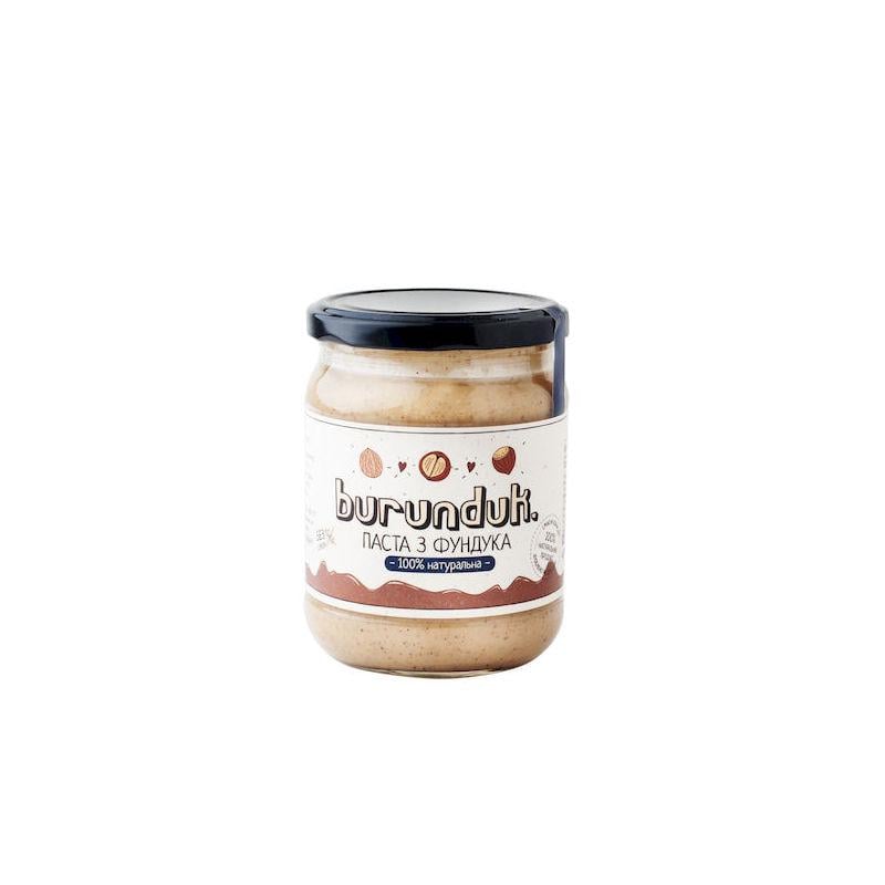 Ореховая паста из фундука Бурундук 450 г (26359633)