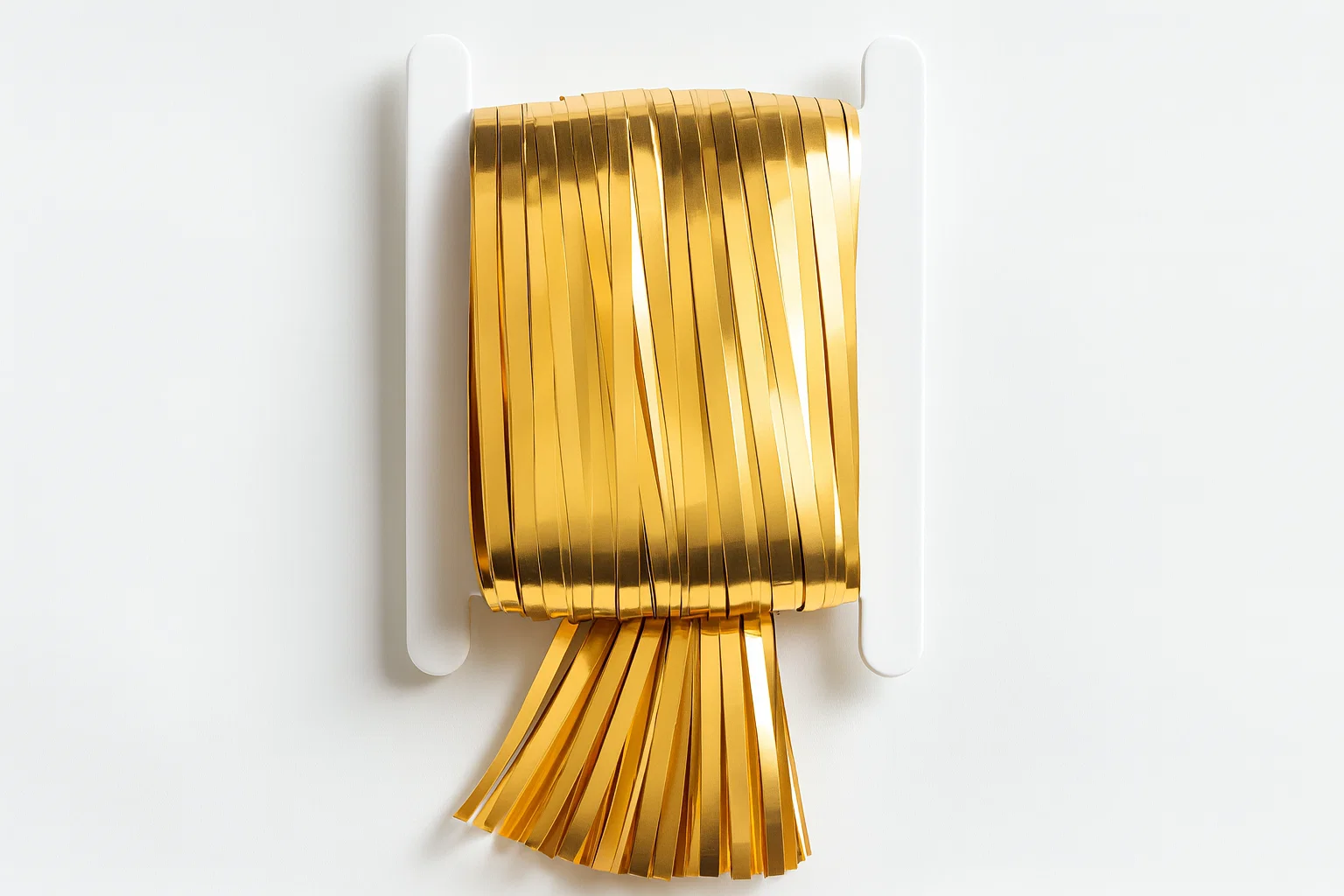 Штора-дощик для фотозони фольгована 100х200 см Золотий (31055410)