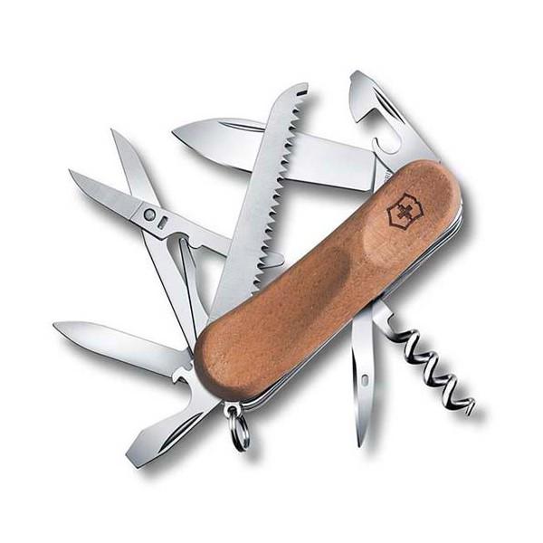 Мультитул складаний Victorinox EvoWood S17 у дерев'яному корпусі 13 функцій (596077)
