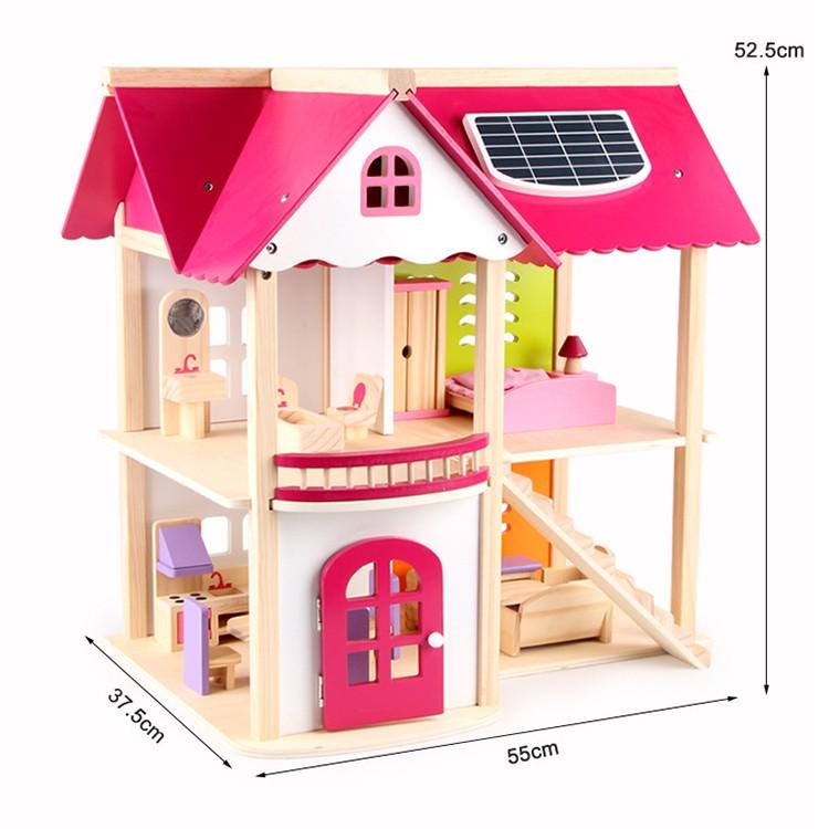 Двухэтажный деревянный детский домик с мебелью Fortune idea - фото 5 Двухэтажный деревянный детский домик с мебелью Fortune idea - фото 5