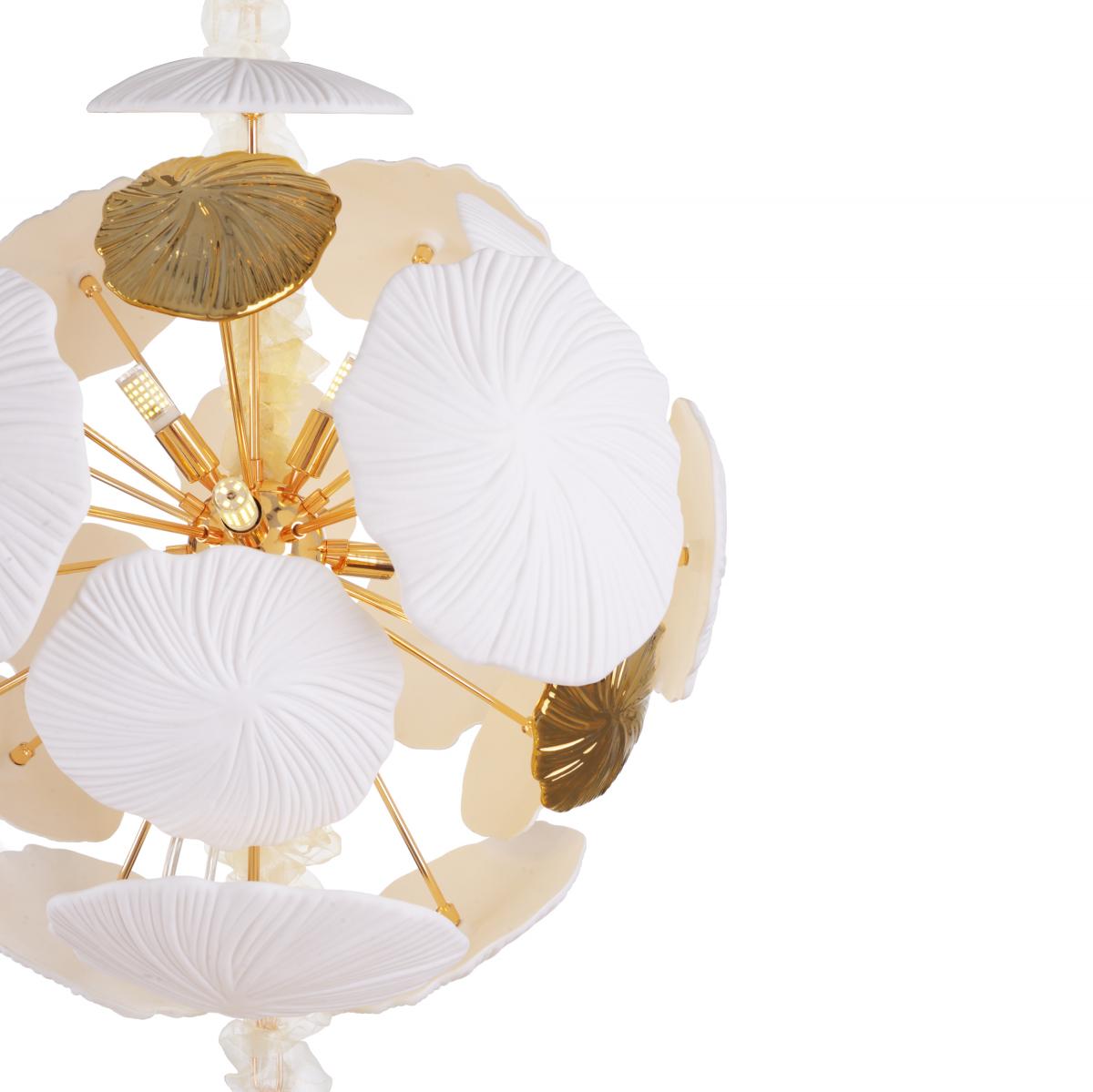 Люстра флористика BKL-530S/9+16 G9 GD - фото 4 Люстра флористика BKL-530S/9+16 G9 GD - фото 4