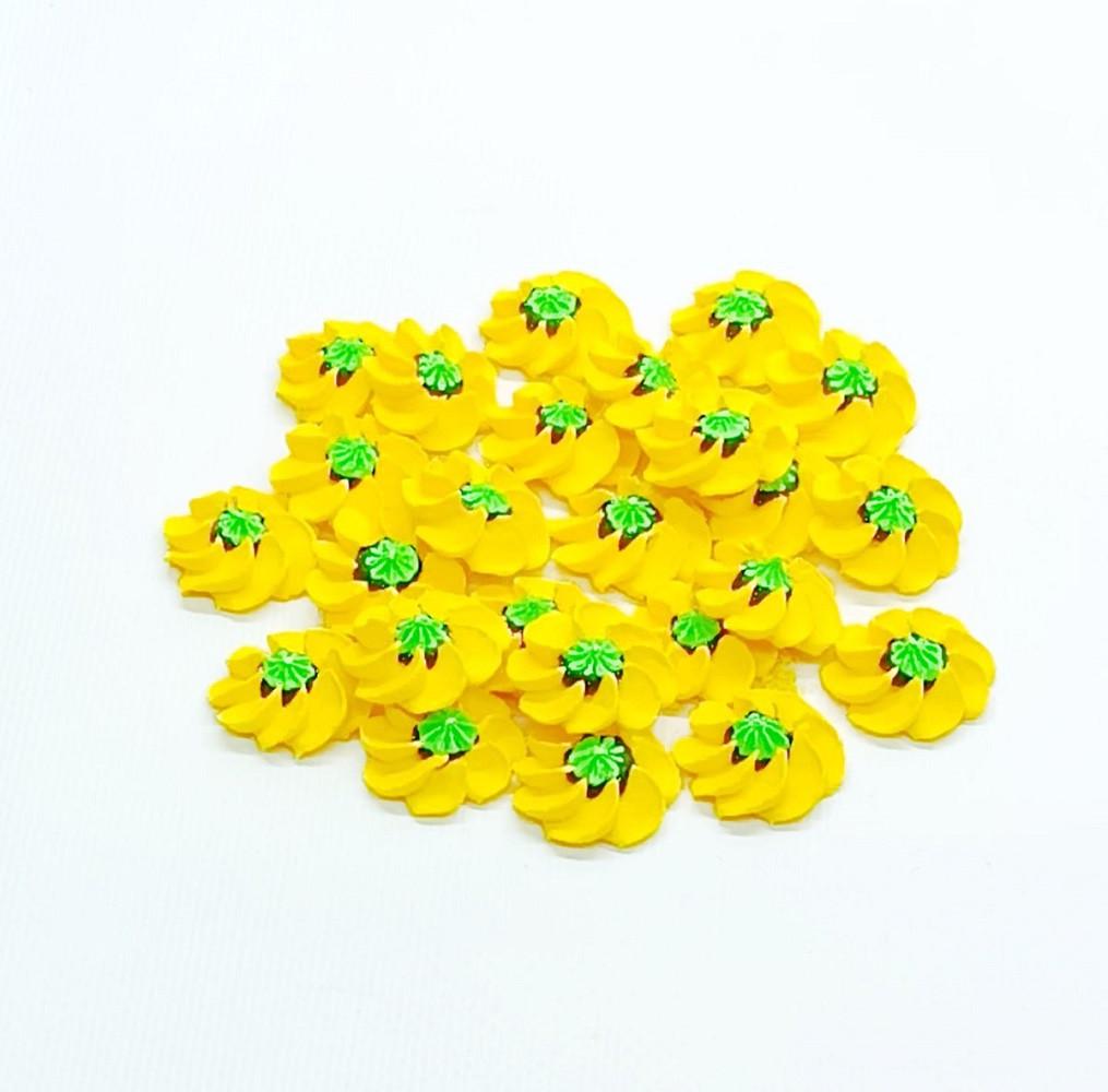 Прикраса пасхальної паски Квіточка 987654655 Жовтий