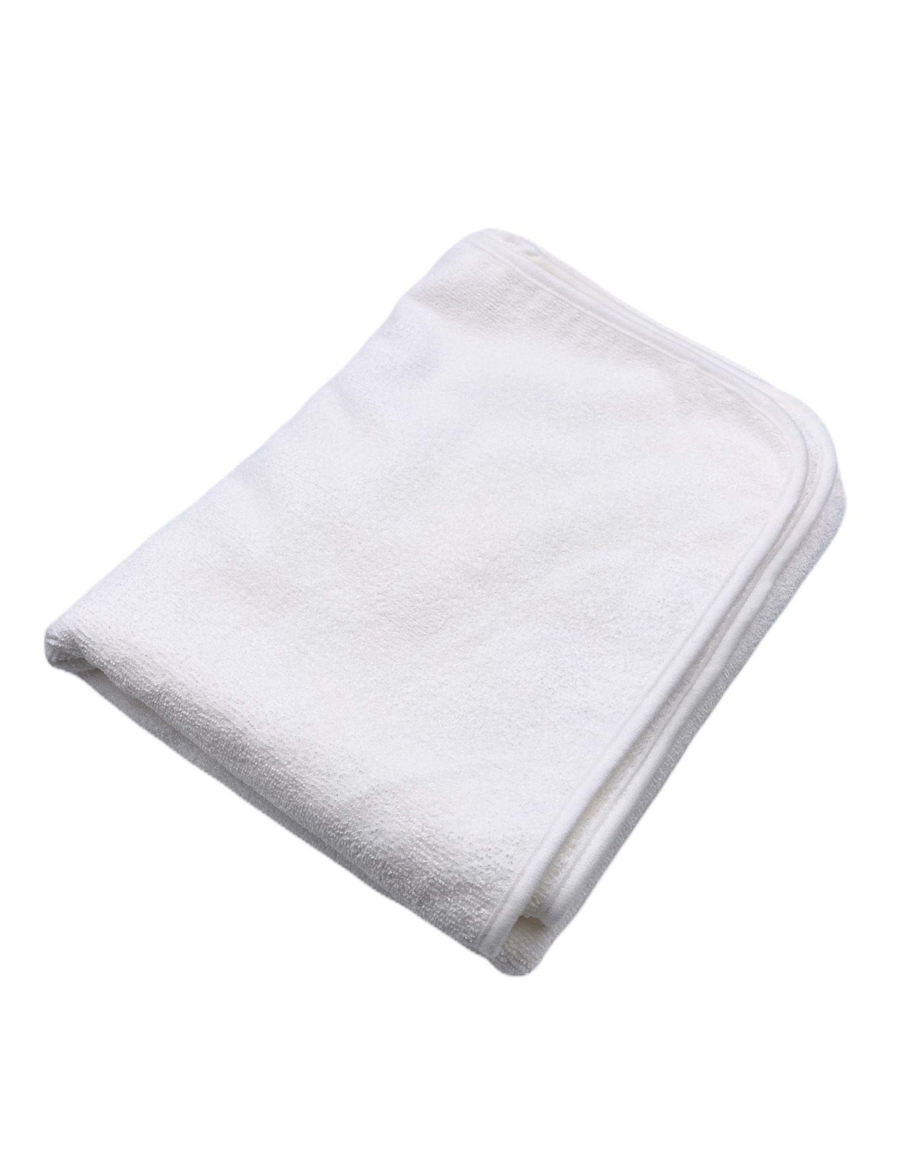 Рушник микрофибровый Microfiber towel Tenzi 400 г/м2 60x90 см Белый