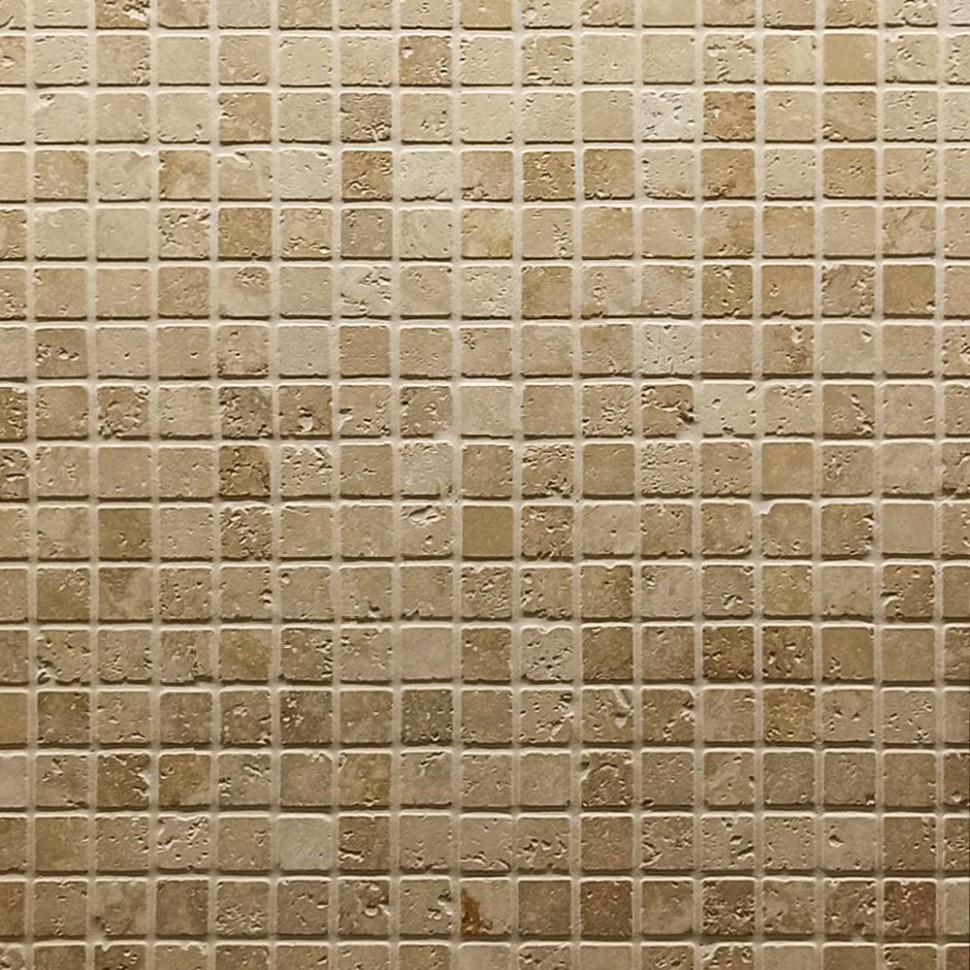 Мозаика из травертина матовая МКР-2СВ 198 (000875)