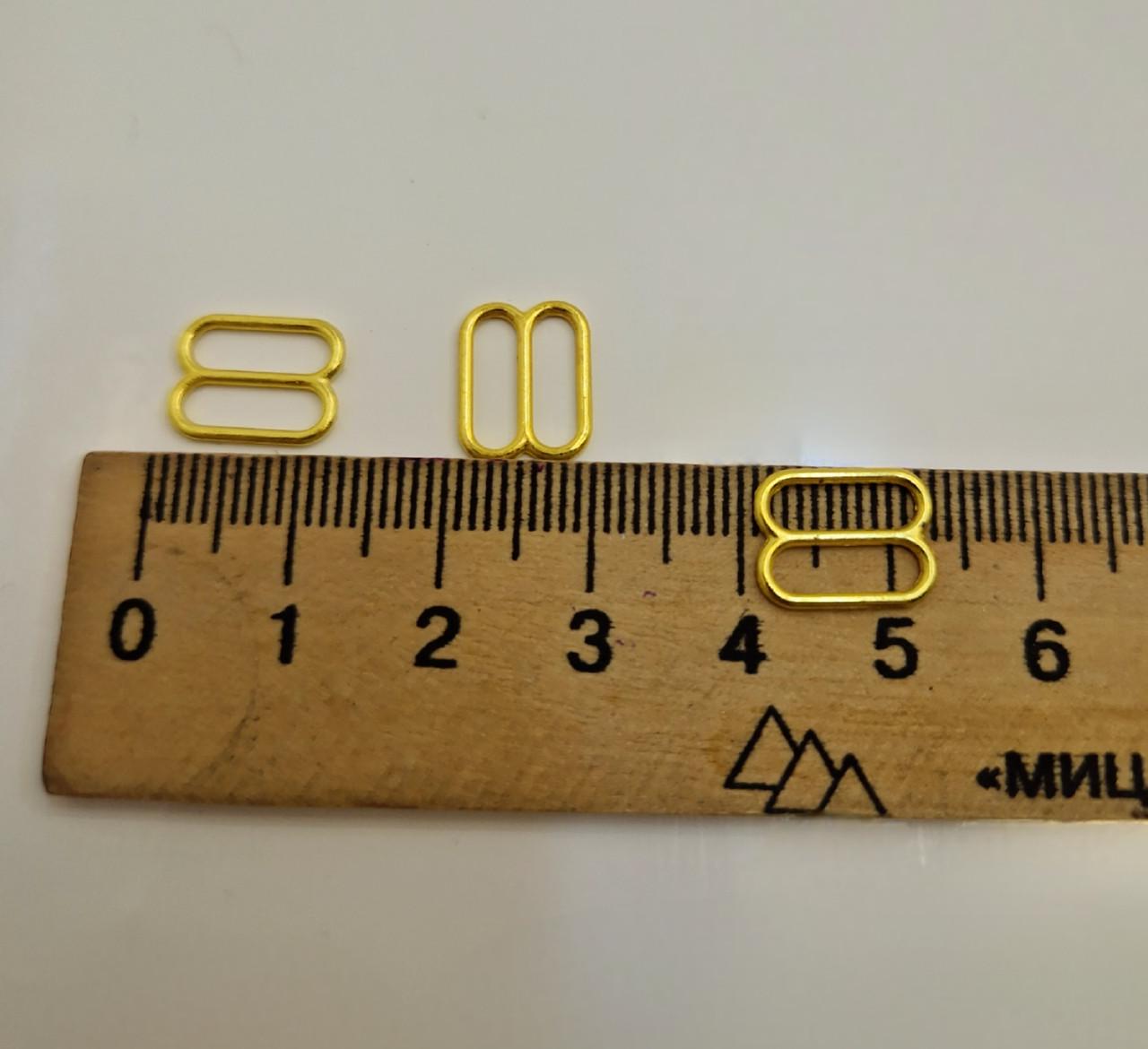 Регулятор вісімка для бретелів бюстгальтера металевий 1 см Золотий (2252027254) - фото 3 Регулятор вісімка для бретелів бюстгальтера металевий 1 см Золотий (2252027254) - фото 3