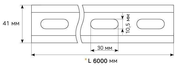 Профіль монтажний Kripter 1D 41x41x2 мм (17430001) - фото 2