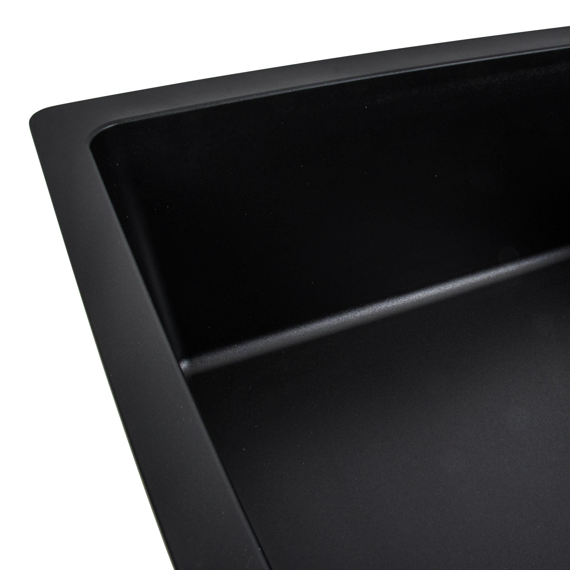 Мойка для кухни гранитная Platinum 7850 ROMA матовая Черный - фото 5 Мойка для кухни гранитная Platinum 7850 ROMA матовая Черный - фото 5