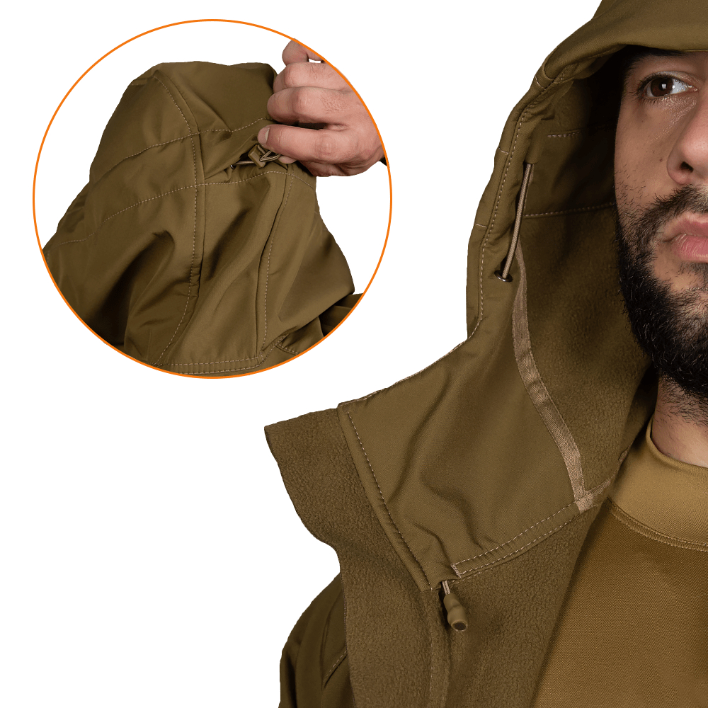 Куртка Camo-Tec Stalker Softshell L Coyote (30525) - фото 6
