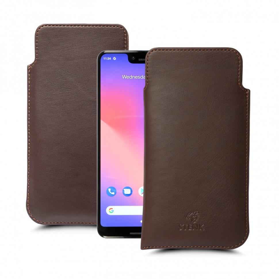 Футляр Stenk Elegance для Google Pixel 3 XL Коричневый (63025)