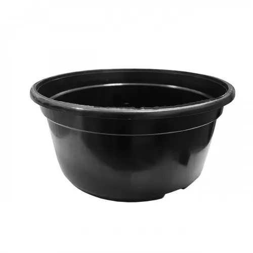 Горшок для хризантем круглый 2,2л Черный (27083287)