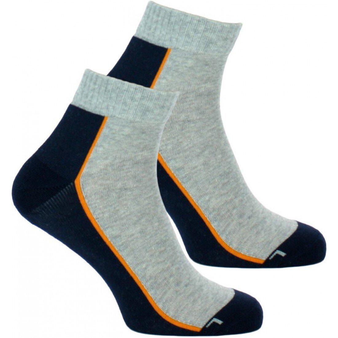 Шкарпетки Head Performance Quarter 2-pack р. 39-42 Gray/Blue 781009001-870 - фото 2