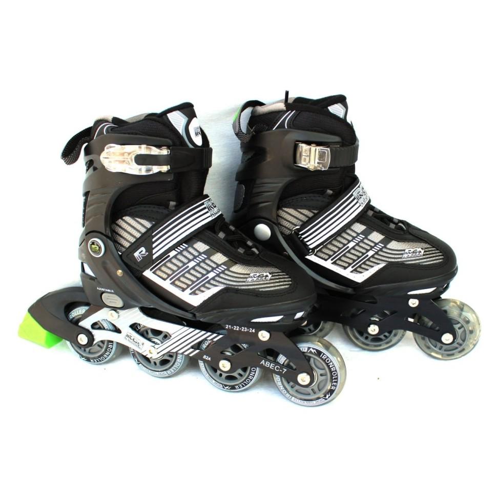 Ролики раздвижные Bavar Sport 3в1 р. 39-42 Черные