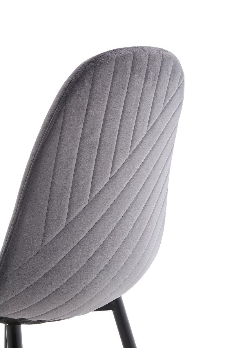 Кухонний стілець Мікс Меблі ЯРІС велюр Сірий темний (27896628) - фото 6 Кухонний стілець Мікс Меблі ЯРІС велюр Сірий темний (27896628) - фото 6