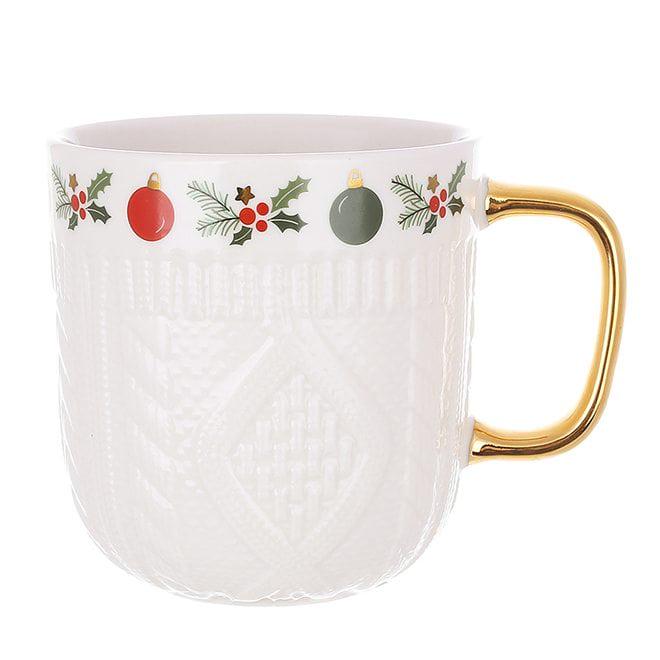 Чашка фарфоровая Flora Happy Holidays 340 мл (33311)