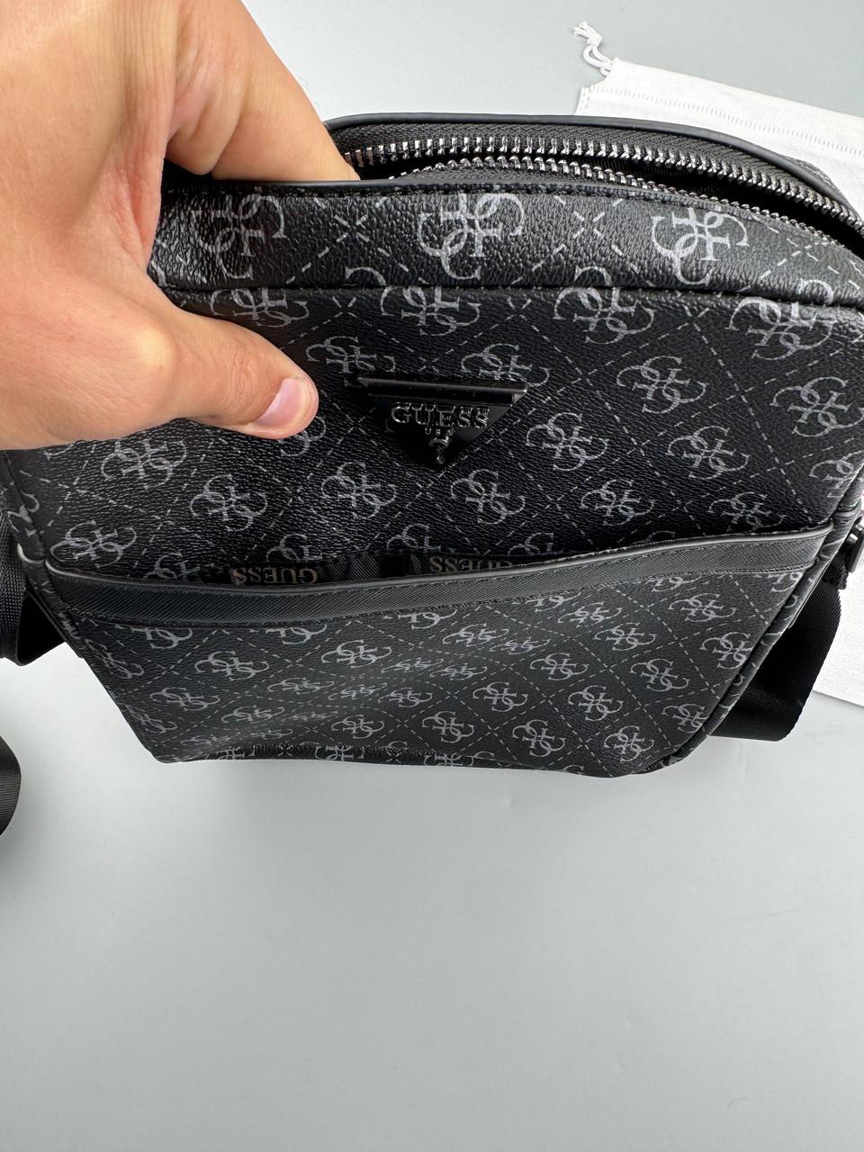 Барсетка мужская через плечо Guess Черный - фото 3 Барсетка мужская через плечо Guess Черный - фото 3