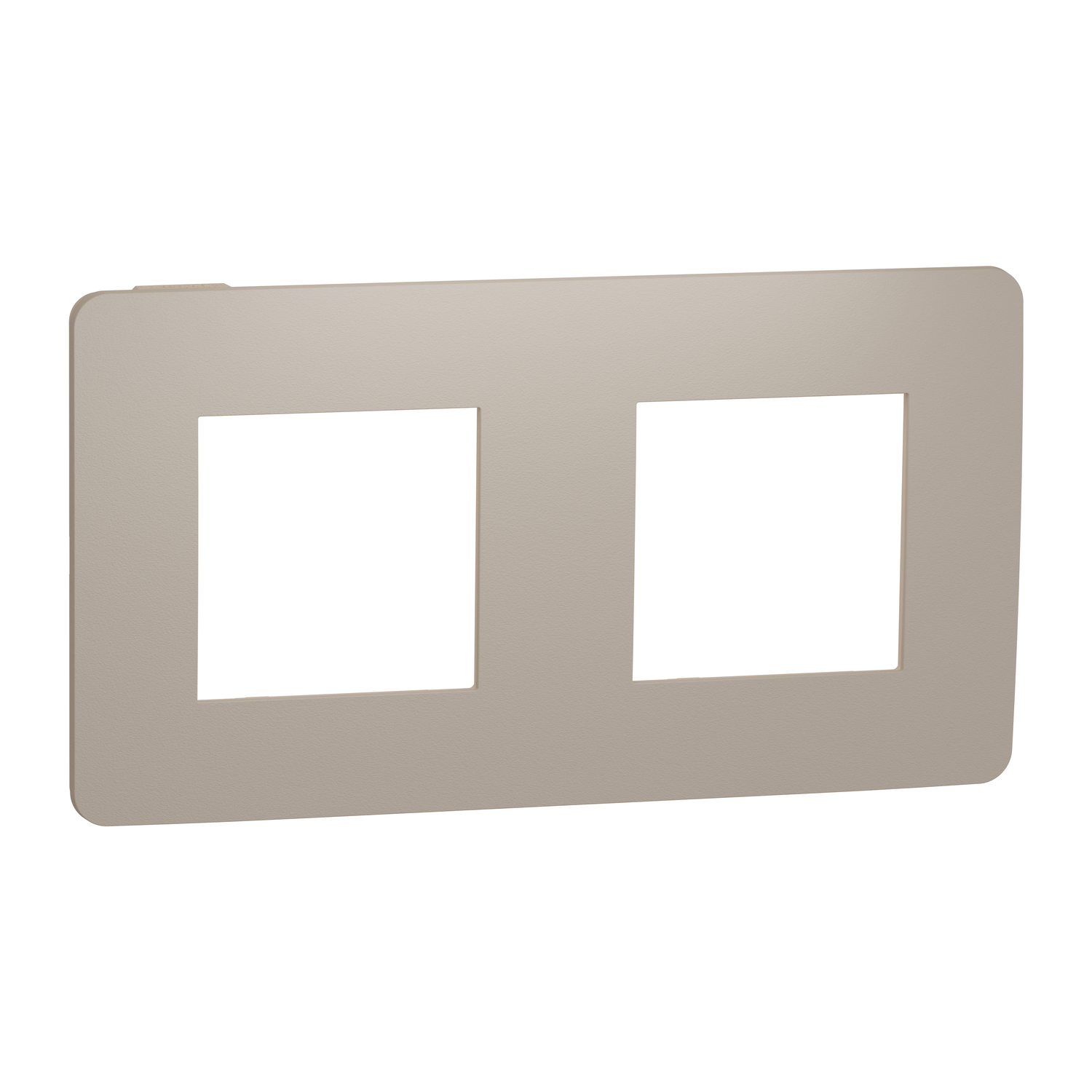 Рамка двухместная Schneider Electric Unica Studio Песочный/Бежевой (NU280427)
