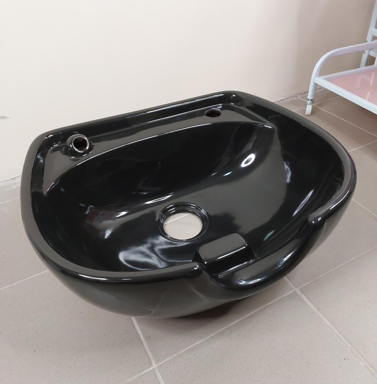 Раковина к парикмахерской мойке ДенІС professional керамическая Черный (1772557211) - фото 6 Раковина к парикмахерской мойке ДенІС professional керамическая Черный (1772557211) - фото 6