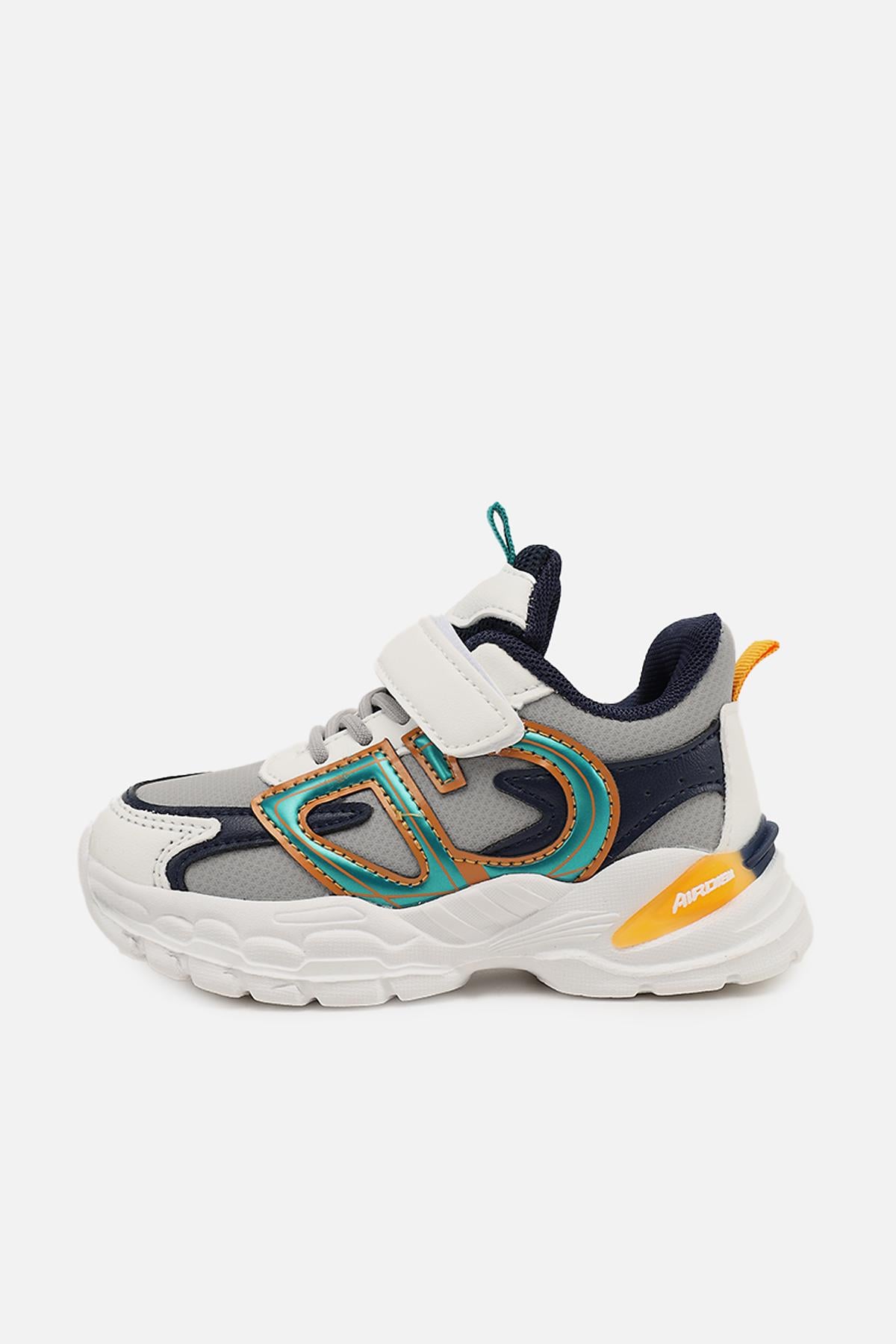 Кроссовки для мальчика ЦБ-00273934 на плоской подошве р. 29 Белый (SKT001056997)