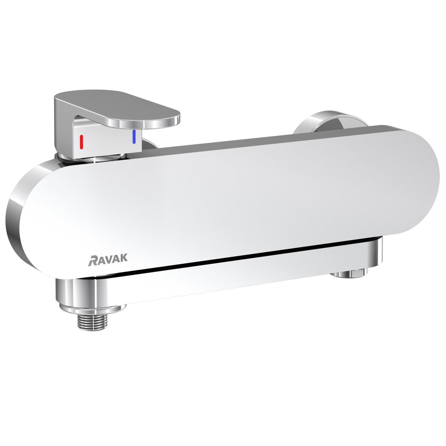 Смеситель для ванной Ravak X070042 однорычажный Хром (90414)