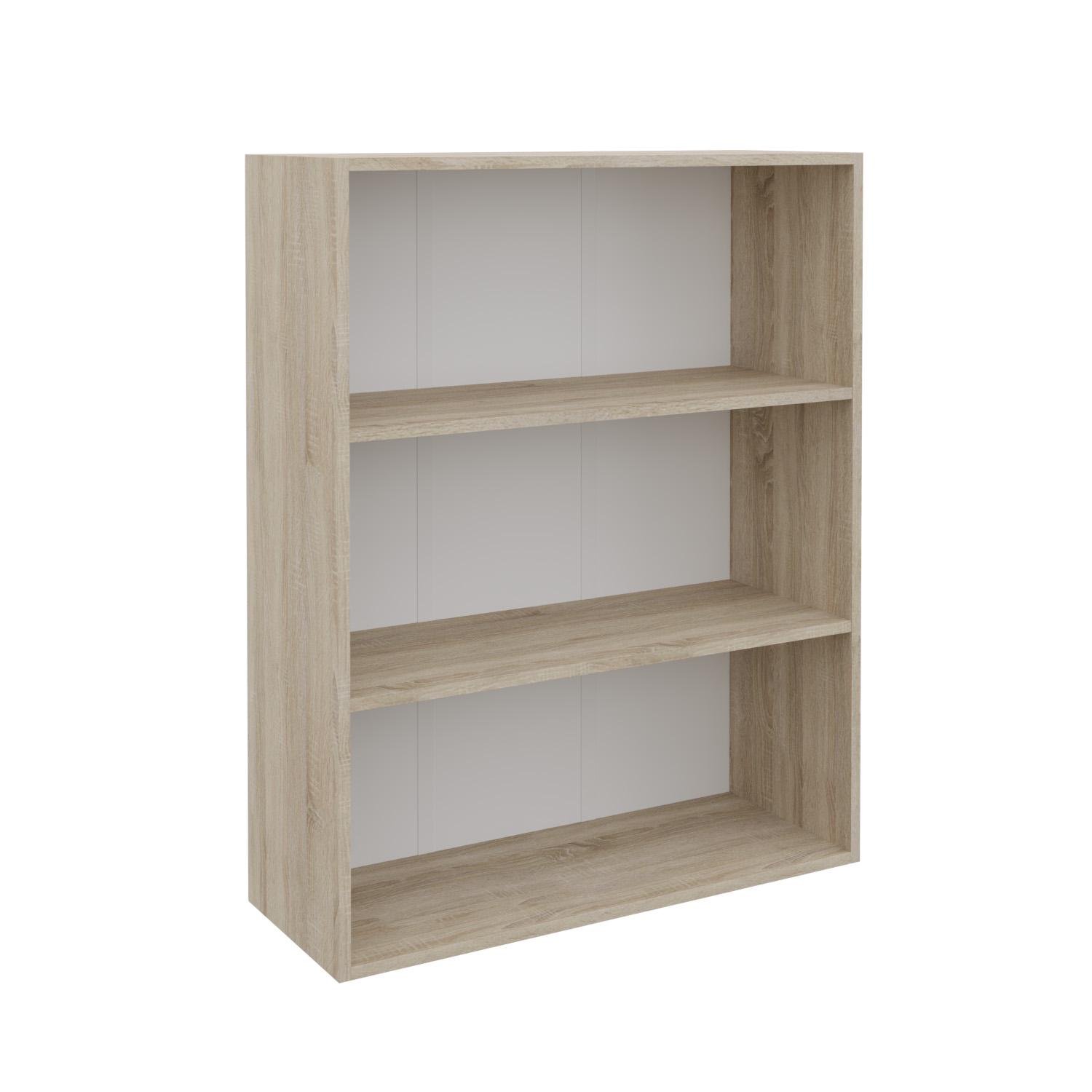 Стелаж підлоговий MEBLIBUD MODERN 100х80х30 см Дуб сонома