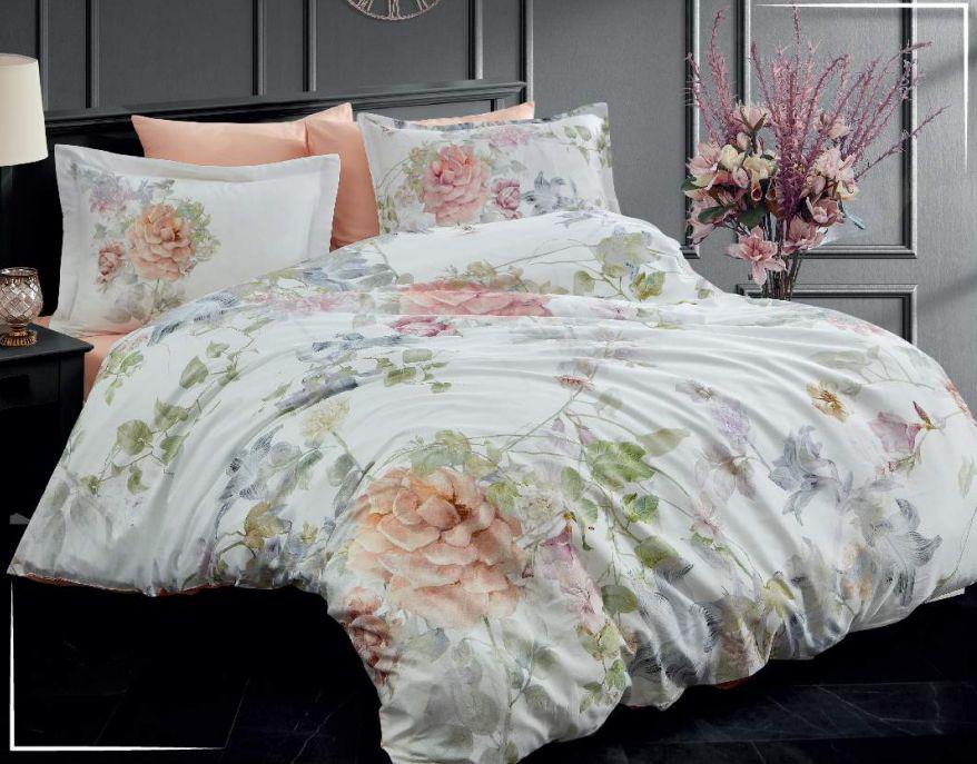 Постельное белье Dantela Lenora Сатин digital Евро