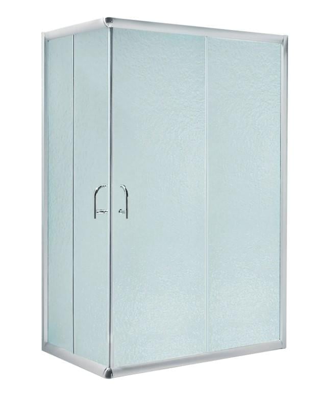 Душова кабіна Lidz Latwa Wawel SC100x80.SAT.LOW.FR прямокутна скло Frost 5 мм без піддону (64593)