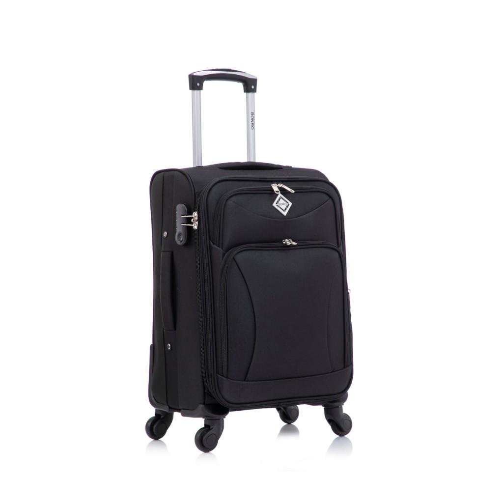 Валіза Bonro Tourist 4 колеса Чорний (1013200012) Валіза Bonro Tourist 4 колеса Чорний (1013200012)