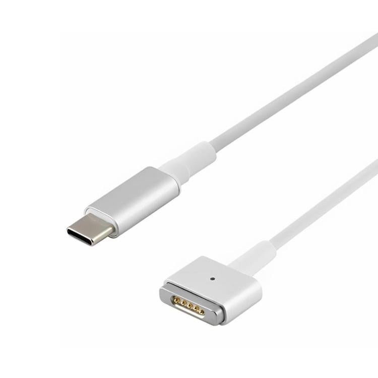 Зарядный кабель USB Type-C / MagSafe 2 (T-тип) 45W|60W|85W|100W для MacBook Air (2012–2017) / MacBook Pro 15" (2012–2015) / MacBook Pro 13" (2012–2015) - фото 1