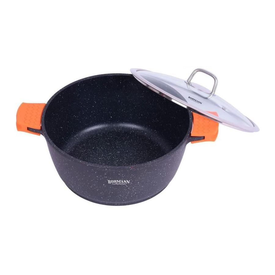 Кастрюля Bohmann BH-7350-20-MRB 2,2 л Черный (14380198)
