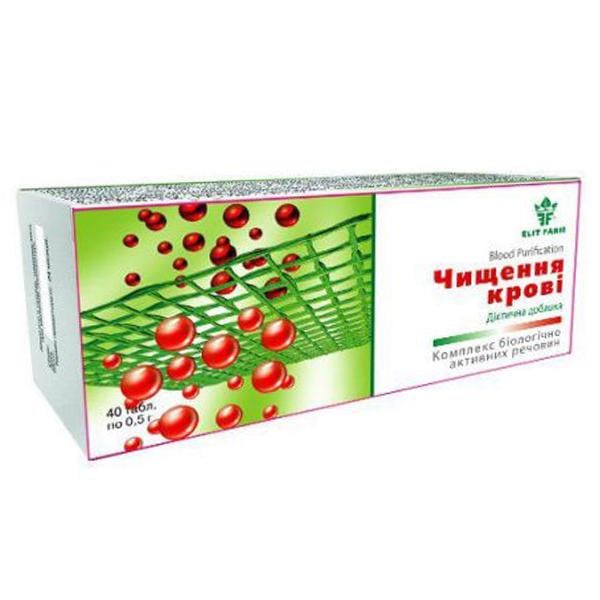 Соевый экстракт Elit-Pharm Чистка крови 40 табл. (000025403)