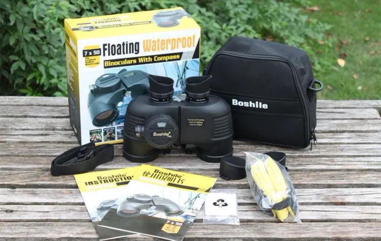 Бінокль водонепроникний Boshile 7X50 з далекоміром і компасом - фото 2 Бінокль водонепроникний Boshile 7X50 з далекоміром і компасом - фото 2