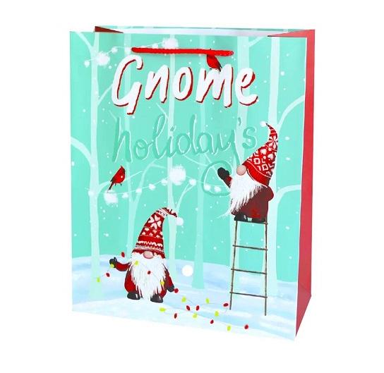 Подарочный пакет новогодний Stenson R33094-M Happy holidays