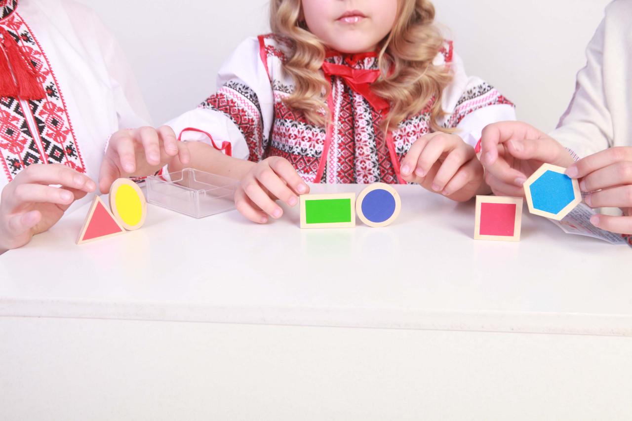 Набір дидактичного матеріалу HEGA Основні геометричні фігури (105) - фото 8