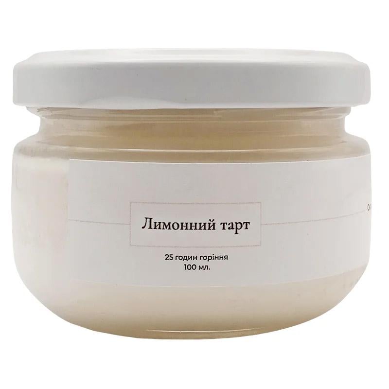 Свеча из соевого воска Лимонный тарт с ароматом любимой выпечки