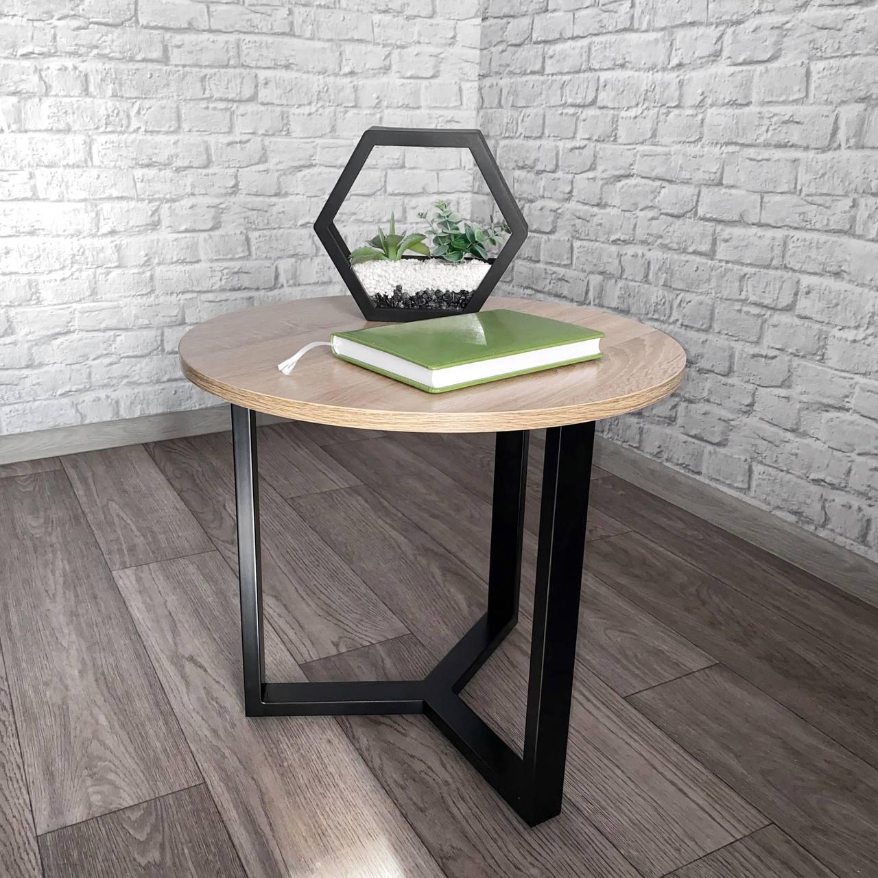 Каркас для журнального столика Krei Мерседес міні Н 450 мм d 450 мм пр 40х20 Чорний (КЖ2001.45) - фото 2 Каркас для журнального столика Krei Мерседес міні Н 450 мм d 450 мм пр 40х20 Чорний (КЖ2001.45) - фото 2