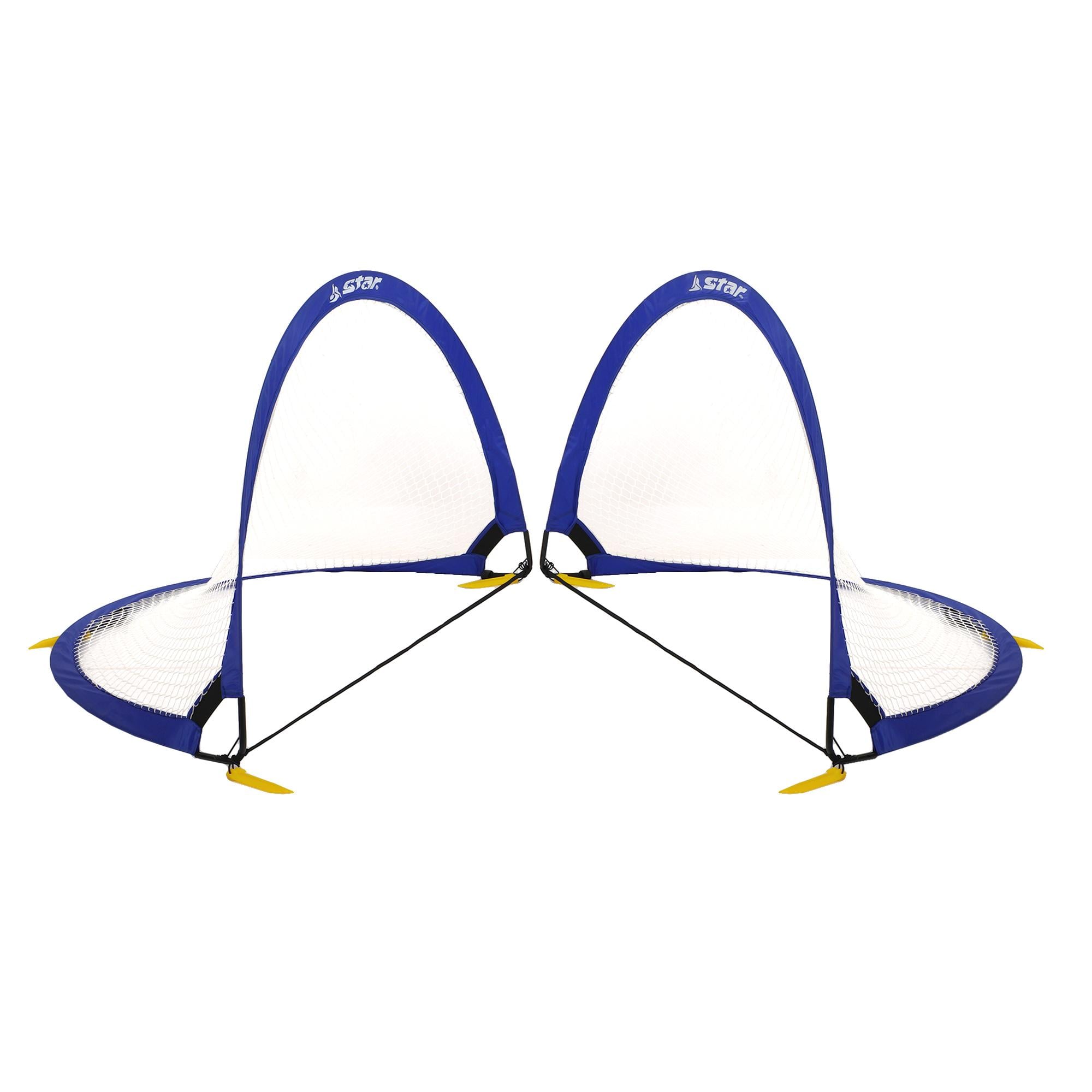 Ворота футбольные складные тренировочные STAR SN970C 120х80х80 см 2 шт. Синий (32311837)