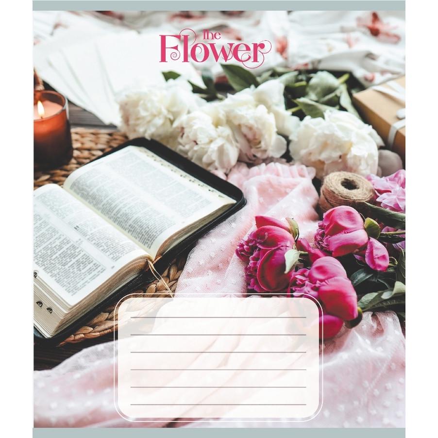 Шкільний зошит Квіткові композиції 060-610307K-3 в клітинку 60 аркушів (RLT55409)