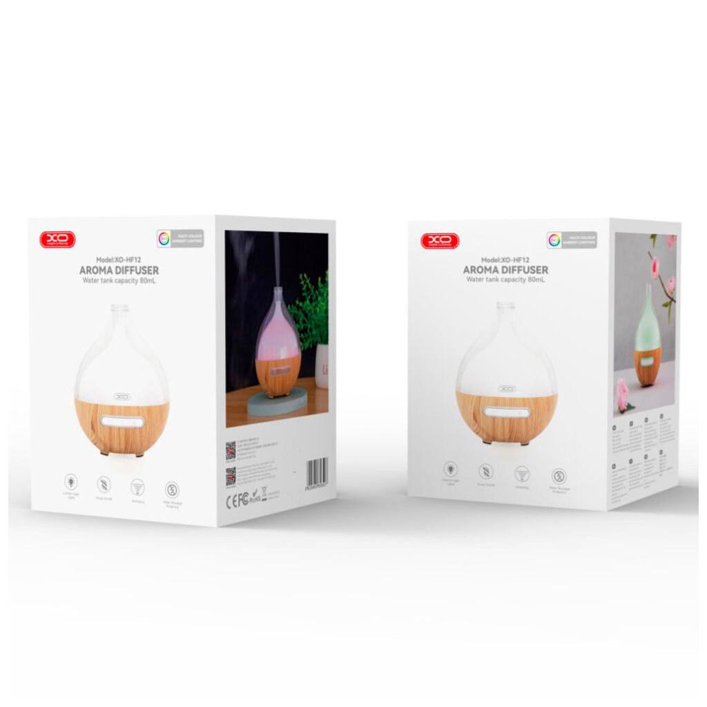 Увлажнитель воздуха Xo HF12 5W LED 80 мл 10 мл/ч White - фото 2