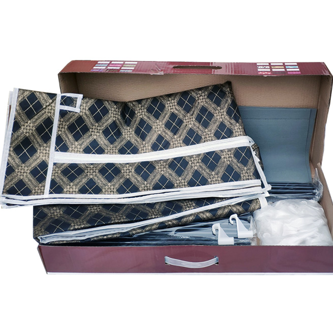 Шкаф тканевой HCX 153NT складной 130х45х165 см Черный/ Золотий - фото 7