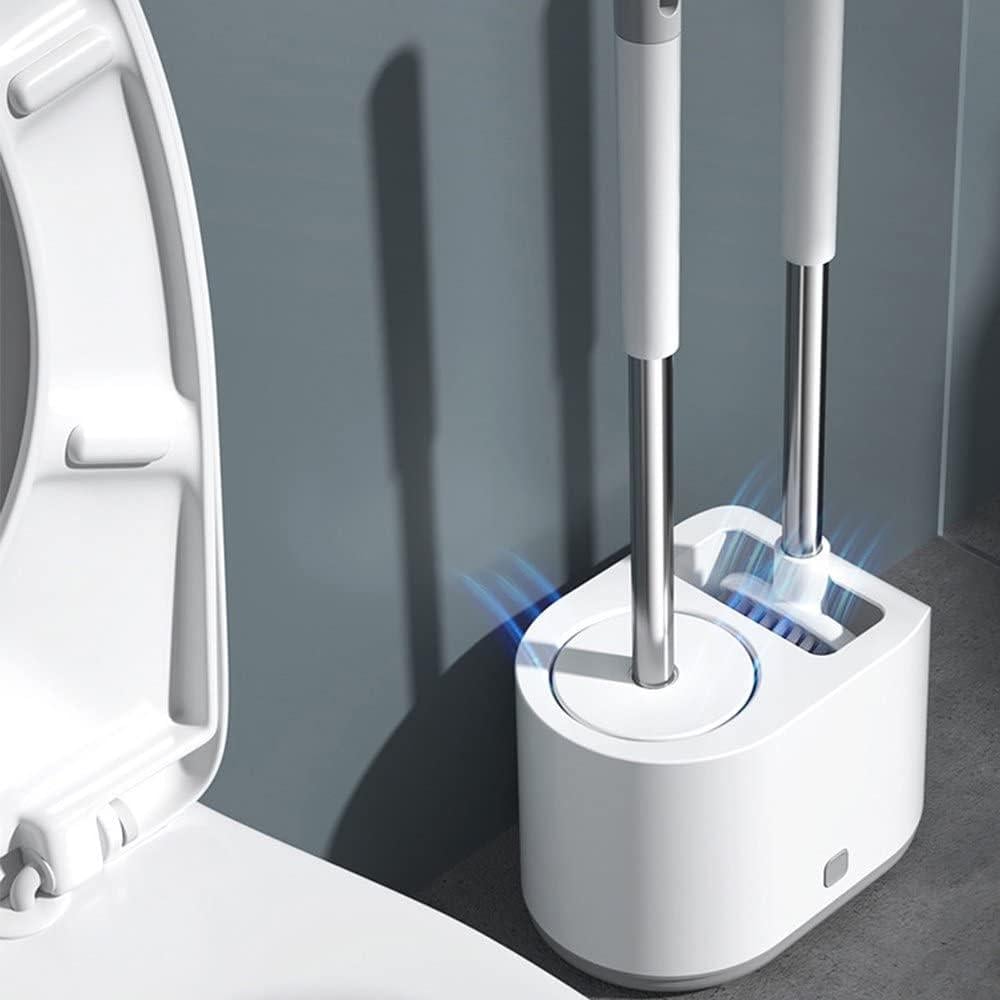 Набір щіток для ванної кімнати та унітазу NEWFAC з силіконовою щіткою та тримачем - фото 7 Набір щіток для ванної кімнати та унітазу NEWFAC з силіконовою щіткою та тримачем - фото 7