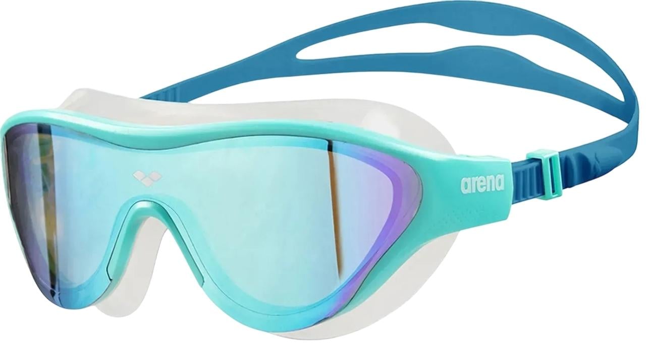 Окуляри для плавання Arena THE ONE MASK MIRROR Бірюзово-синій (004308-107)