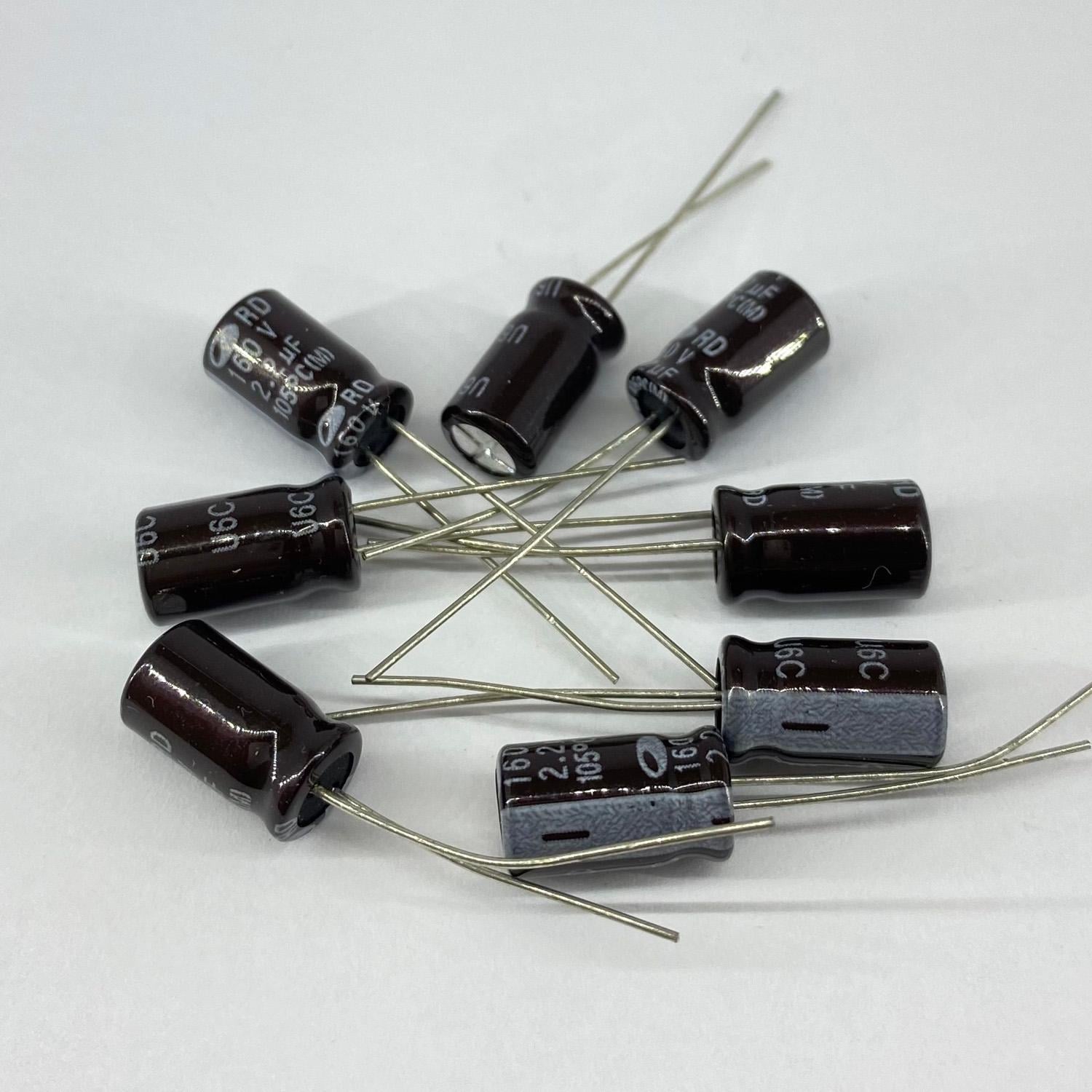 Электролитические конденсаторы Samwha 2,2 мкф 160V 6,3x11 мм 105 °C (5221)