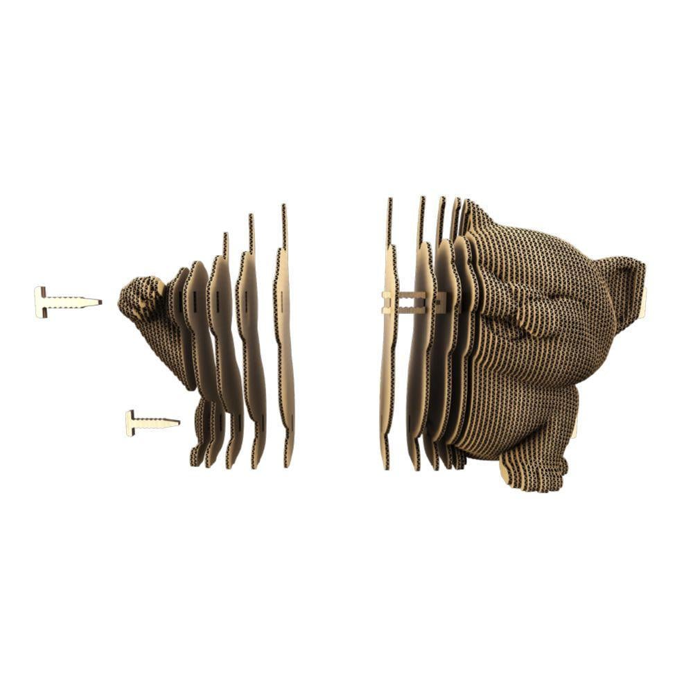 Пазл картонный 3D Cartonic Три Котика 254 детали (2553309171) - фото 2