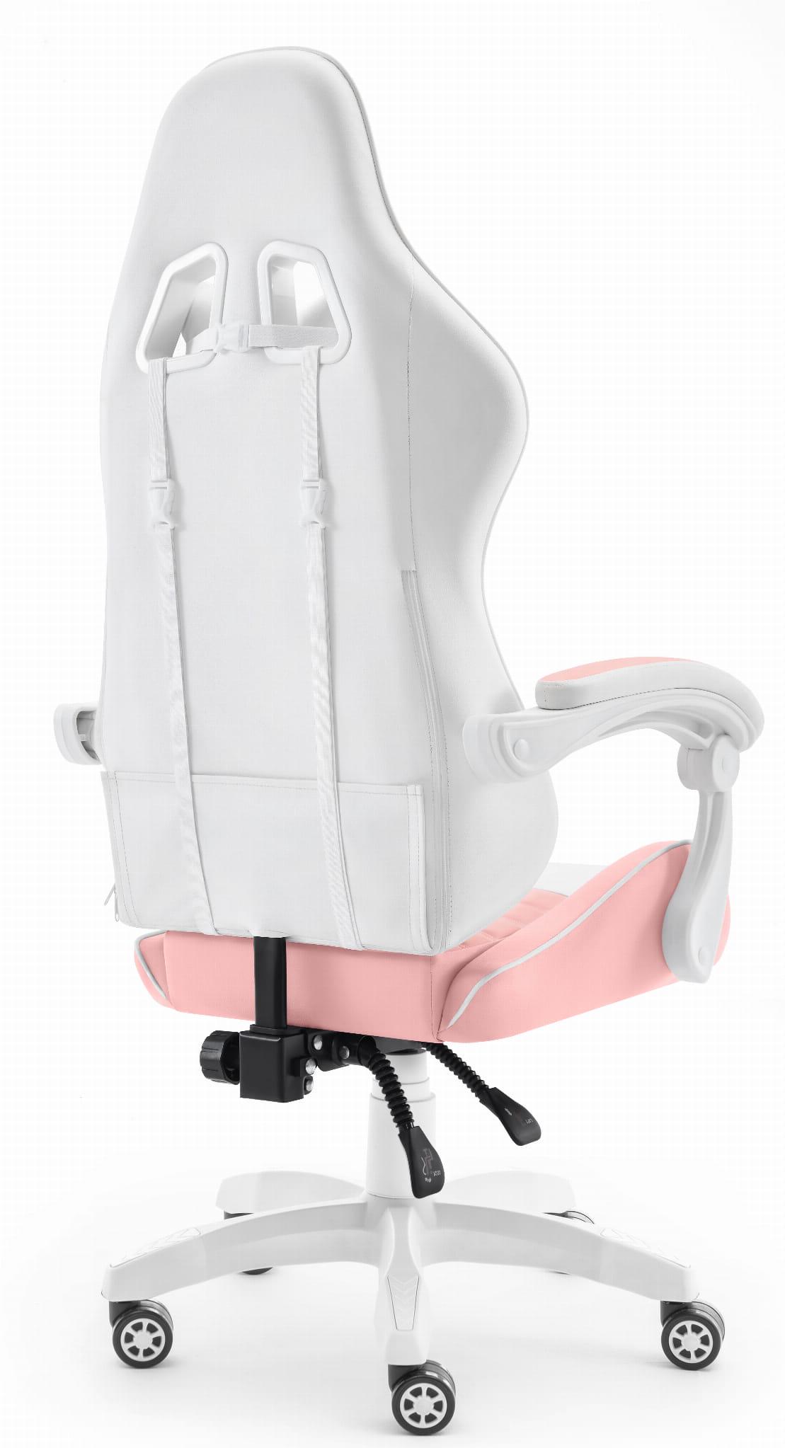 Крісло геймерське Hell's Chair Rainbow Plus-1125 Pink - фото 5