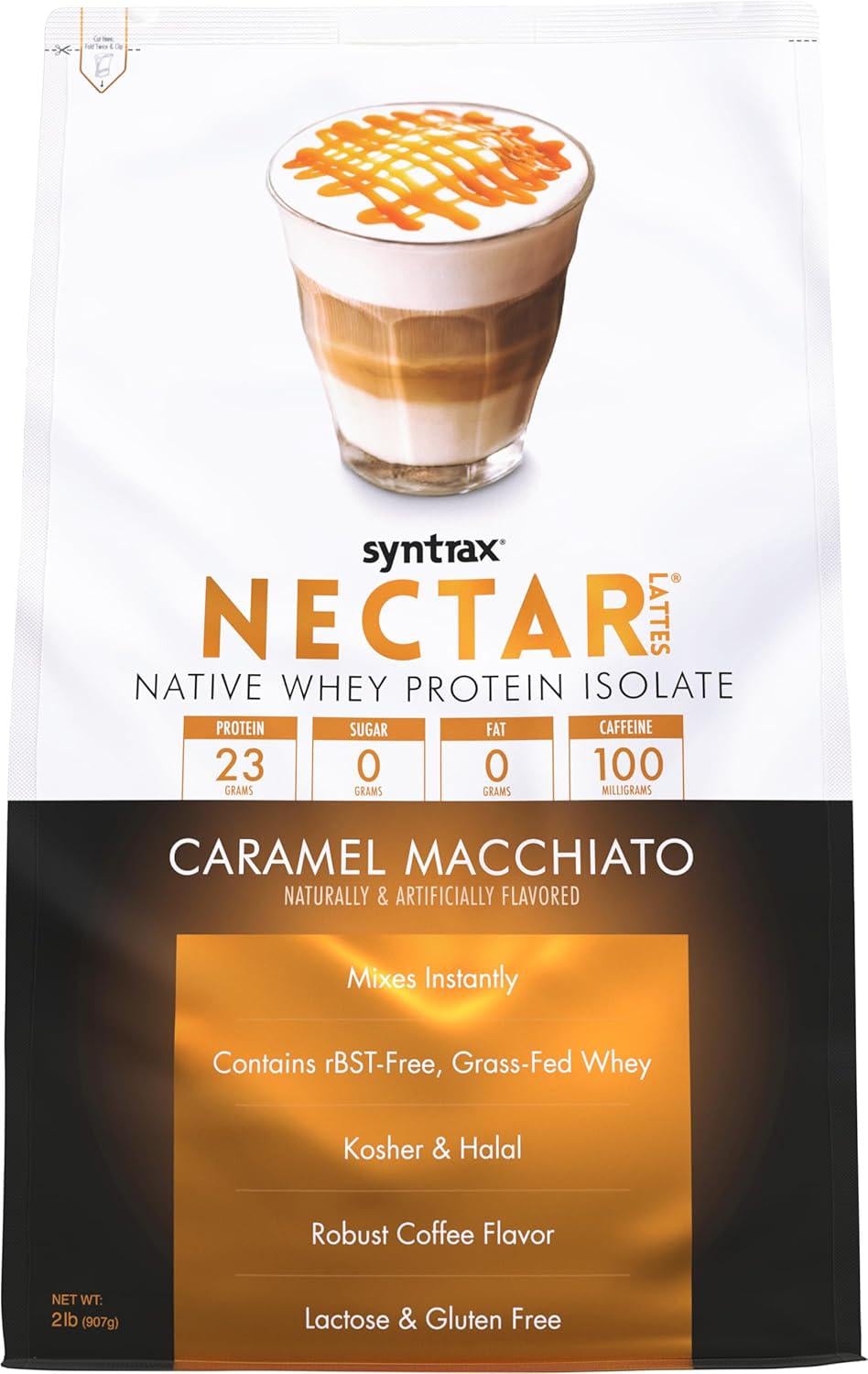 Протеин Syntrax Nectar Caramel Macchiato 908 г