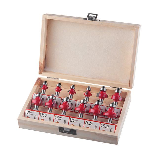 Набір фрез калювальних Intertool HT-0077 12 шт.