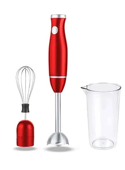 Блендер погружной TEXET THB-05 2в1 нержавеющая сталь 450 Вт Красный (3763637ед)