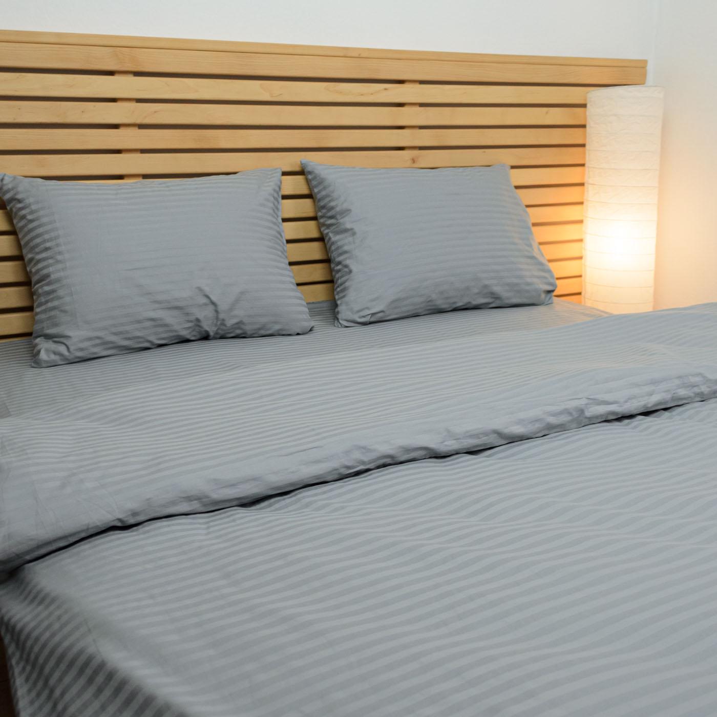 Наволочка на подушку YouStar страйп сатин 125 г/м2 70х70 см 1 шт. Сірий (nav-sst-70x70-grey) - фото 2 Наволочка на подушку YouStar страйп сатин 125 г/м2 70х70 см 1 шт. Сірий (nav-sst-70x70-grey) - фото 2